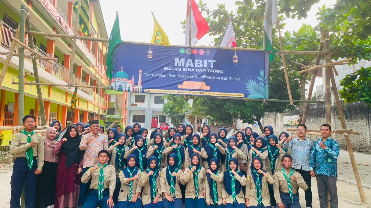 Acara mabit smk Muhammadiyah pringsewu yang di ikuti oleh siswa siswi smks muhammadiyah 1 pringsewu